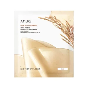 Anua Rice 70 Glow Collagen mask 38gr