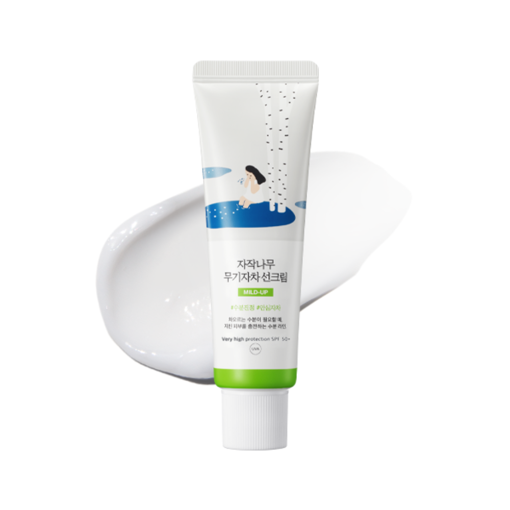 Round Lab- Birch Juice Moisturizing Mild Up Sunscreen 50ml