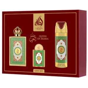 Lattafa Queen Of Arabia Γυναικείο Σετ με Eau de Parfum 3τμχ