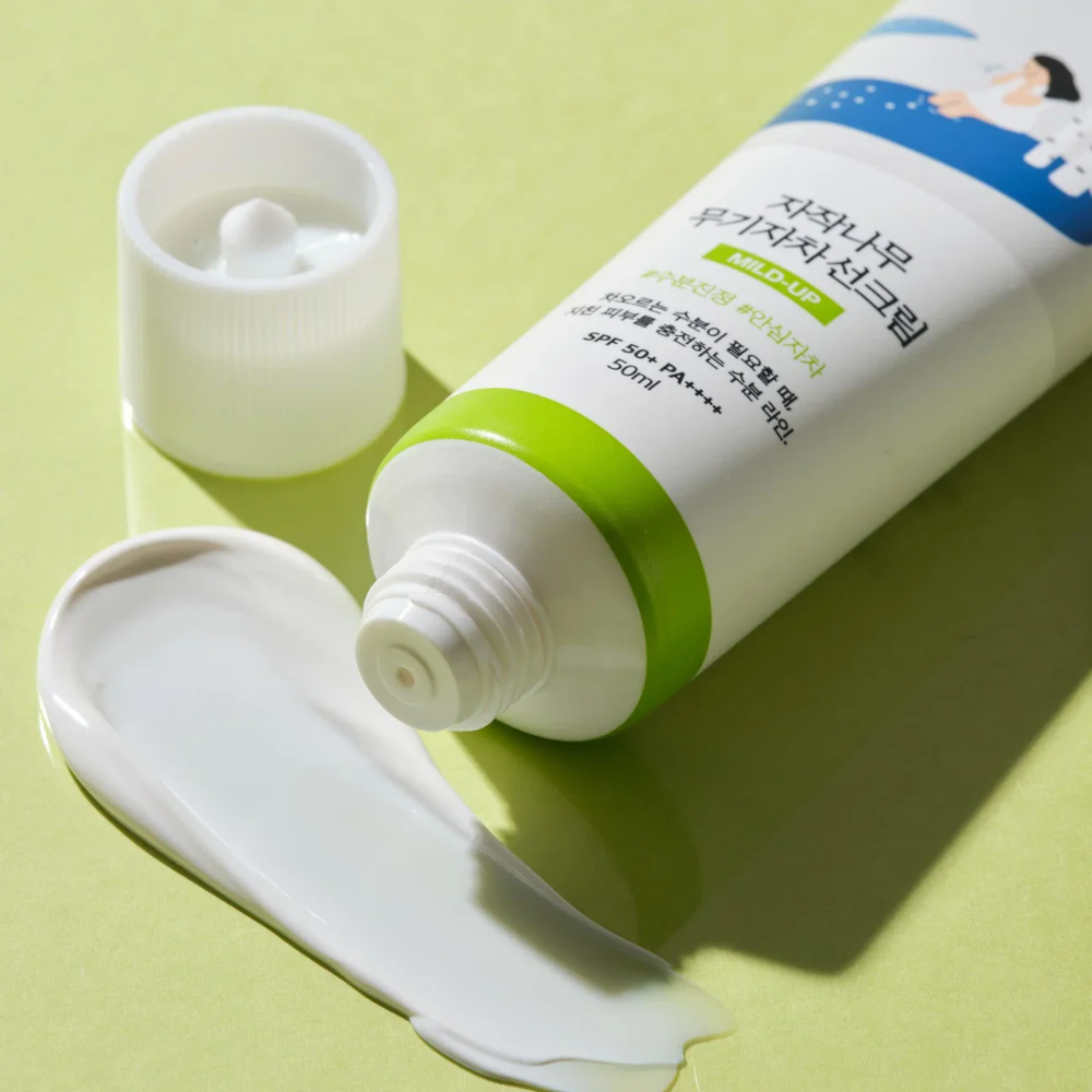 Round Lab- Birch Juice Moisturizing Mild Up Sunscreen 50ml - Image 2