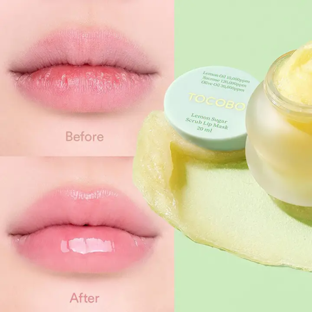 Tocobo Lemon Sugar Scrub Lip Mask - 20ml - Image 2
