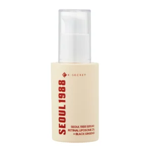 K-Secret Seoul 1988 Serum: Retinal Liposome 2% + Black Ginseng 30ml