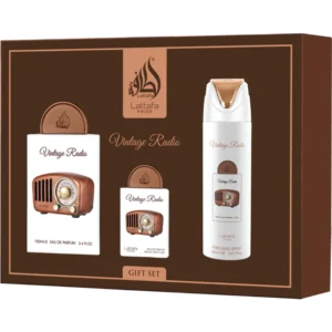 Lattafa Pride Vintage Radio Eau De Parfum Set Δώρου